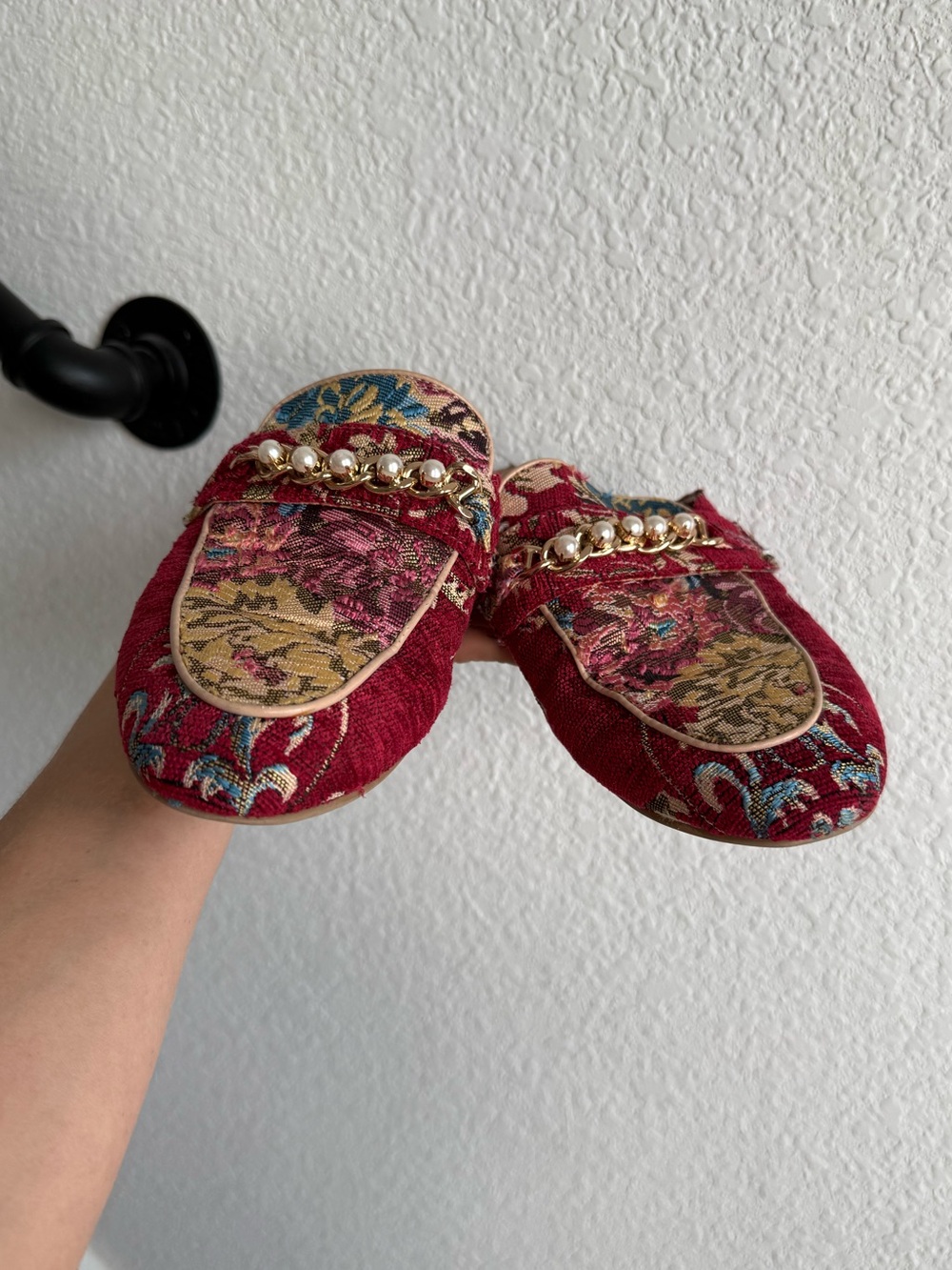 Steve Madden Musk Brocade Mules sz: 9.5 - Picture 3 of 10